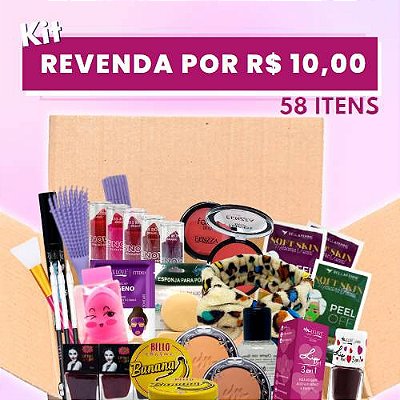 Revenda por R$10,00 - 58 Itens