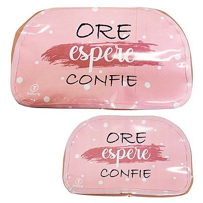 Kit com 02 Necessaire Confie Trilharty KCR89