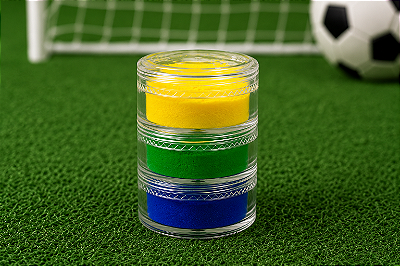 Sombra Neon 6 cores - Brasil Copa 2026 - Kit c/ 06 unid