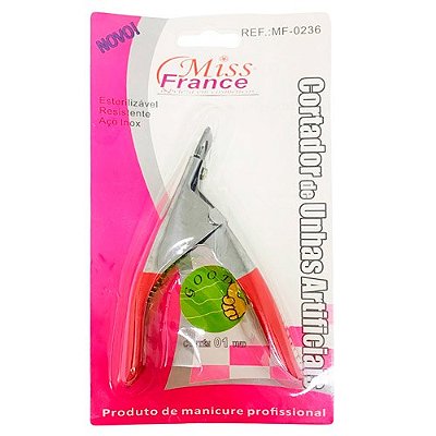 Cortador de Unhas Artificiais Miss France MF-0236