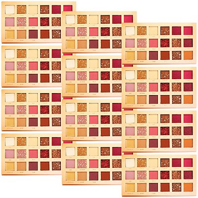 Paleta de Sombras 18 Cores New Nude Febella PSO30318 - Box c/ 12 unid
