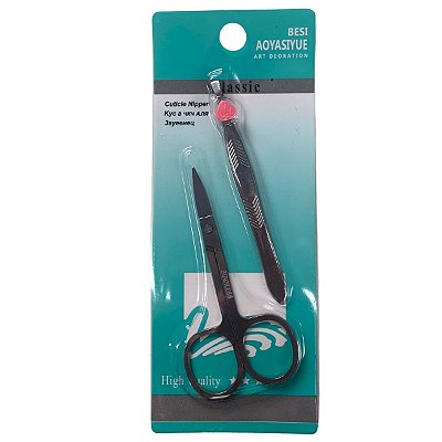 Kit com Tesoura e Pinça para Sobrancelhas Aoyasiyue