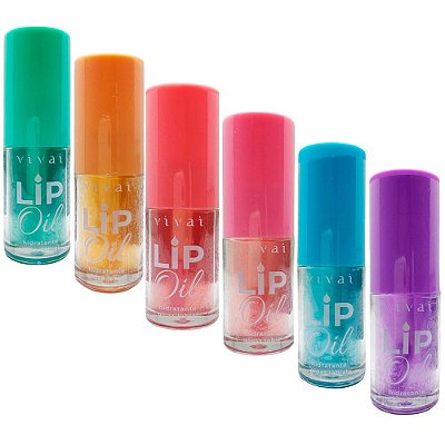 Hidratante Gloss Labial Lip Oil Vivai 3093.1.1 - Kit c/ 06 unid