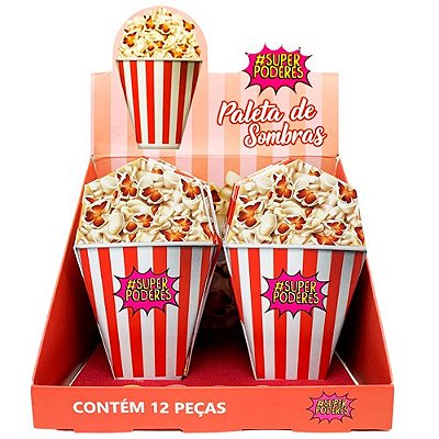 Paleta de Sombras Pipoca Super Poderes SP104 - Box c/ 12 unid