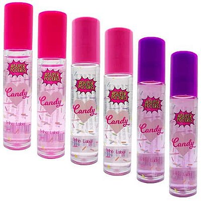 Brilho Labial Candy Super Poderes SP400 - Kit c/ 06 unid