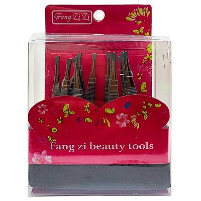 Pinça para Sobrancelhas Chanfrada SM067-211-5-4 - Box c/ 12 unid