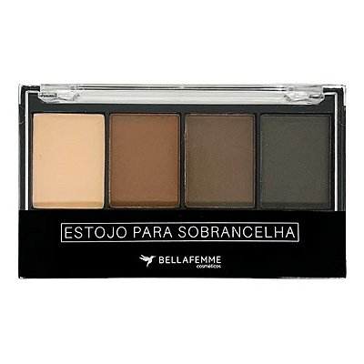 Estojo de Sombras para Sobrancelha Bella Femme BF10122A