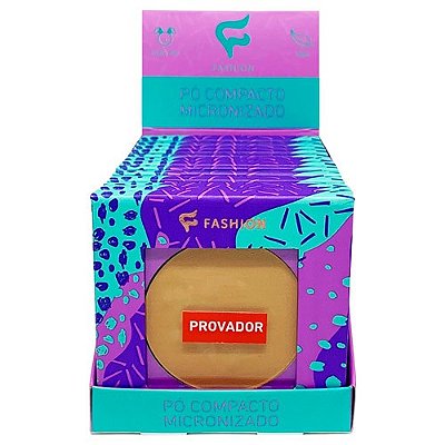 Pó Compacto Micronizado Creme A Fashion Makeup - Box c/ 12 unid