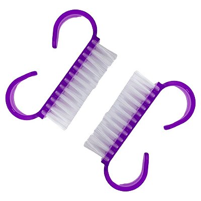 Kit com 02 Escova para Limpeza de Unhas