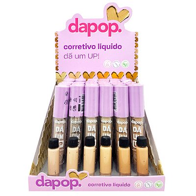 Corretivo Líquido Dá um Up Dapop DP2209 - Box c/ 36 unid