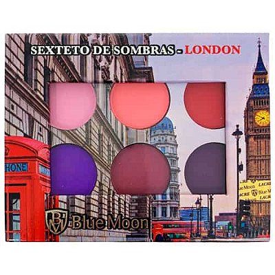 Sexteto de Sombras London Blue Moon BM-7803