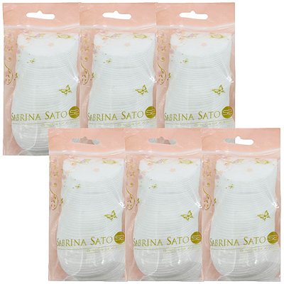 Discos de Algodão para Limpeza Facial com 50 unidades Sabrina Sato - Kit c/ 06 unid