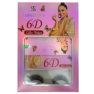 Cílios Postiços 6D F029 Sabrina Sato SS-2562 - Box c/ 06 unid