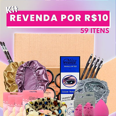Revenda por R$10,00 - 59 Itens