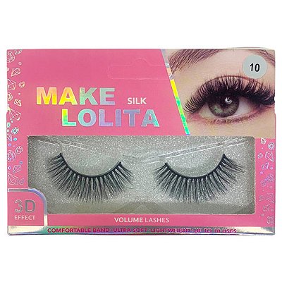 Cílios Postiços 3D 10 Make Lolita ML207