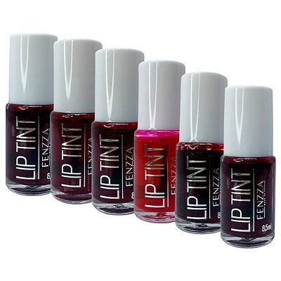 Lip Tint Fenzza FZ24008 - Kit c/ 06 unid