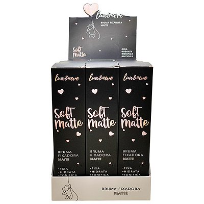 Bruma Fixadora Matte Soft Matte Lua & Neve LN010 - Box c/ 12 unid
