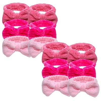 Faixa de Cabelo para Maquiagem e Limpeza Facial FP-295 - Pcte c/ 12 unid