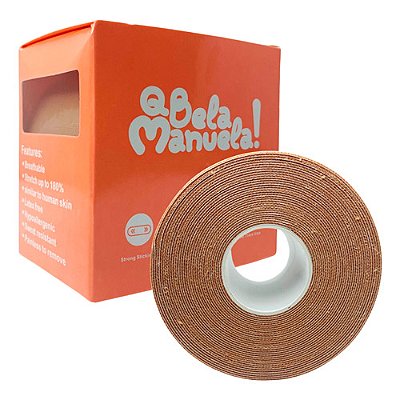 Sutiã Adesivo de Fita Boob Tape Push Up Levanta e Modela Nude Qbela Manuela! QBM00936