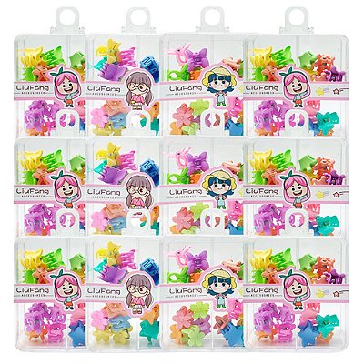 Kit Para Cabelo Infantil BSL224 - Pcte c/ 12 unid