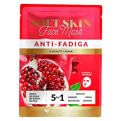 Máscara Facial Kbeauty Anti-Fadiga Soft Skin Bella Femme SS80028