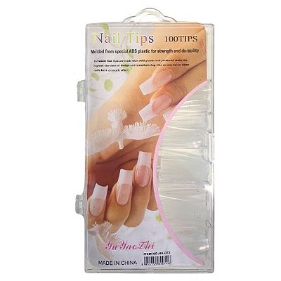 Unhas Postiças Bailarina com 100 Tips