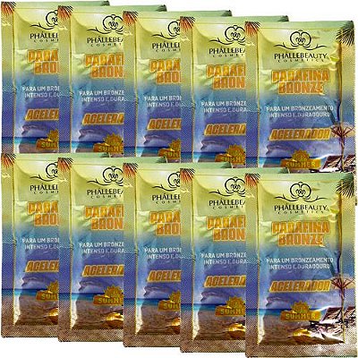 Parafina Bronze Acelerador Linha Summer Phállebeauty PH0680 - Kit c/ 10 unid