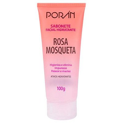 Poran - Sabonete Facial Hidratante Rosa Mosqueta Porán PR55