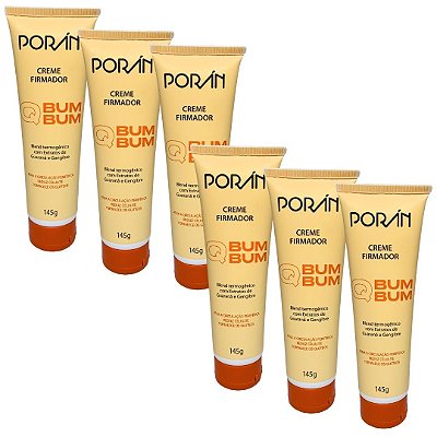Poran - Creme Firmador Q BumBum Porán PR31 - Kit c/ 06 unid