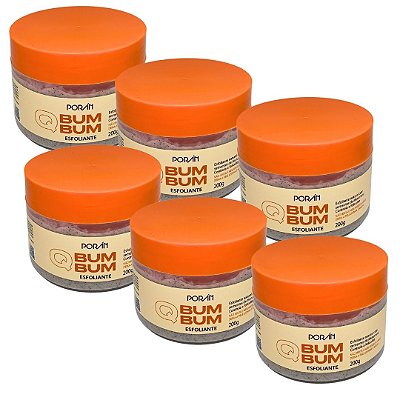 Poran - Esfoliante Corporal Q BumBum Porán PR30 - Kit c/ 06 unid