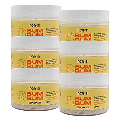 Poran - Esfoliante Corporal Q BumBum Porán PR30 - Kit c/ 06 unid