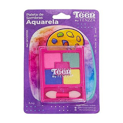 Paleta de Sombras Aquarela Teen Fenzza SKV12011193