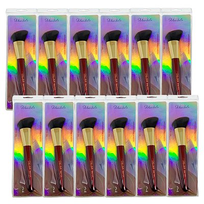 Pincel para Blush Mandala PM-521 - Pcte c/ 12 unid