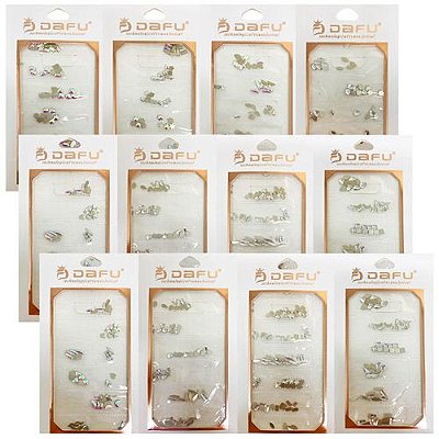 Enfeite para Decoração de Unhas Dafu DF-GT007153 - Pcte c/ 12 unid