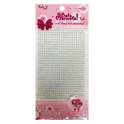 Strass Adesivo para Decoração Qbela Manuela! QBM765