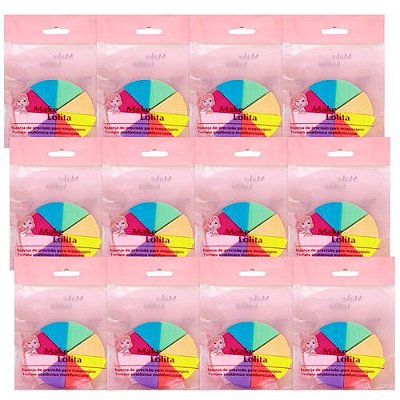 Esponja para Maquiagem Make Lolita ML-1004 - Pcte c/ 12 unid