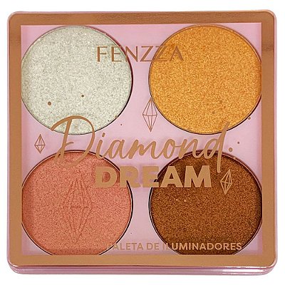 Paleta de Iluminador Diamond Dream Fenzza FZMD1054