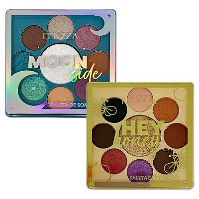 Paleta de Sombras Fenzza FZMD1042 - Kit c/ 02 unid