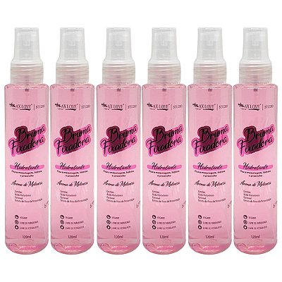 Bruma Fixadora Hidratante Max Love - Kit c/ 06 unid