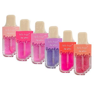 Lip Gloss Picolé Belle Angel B135 - Kit c/ 06 unid