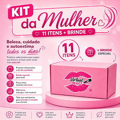 Kit da Mulher - 11 Itens + Brinde