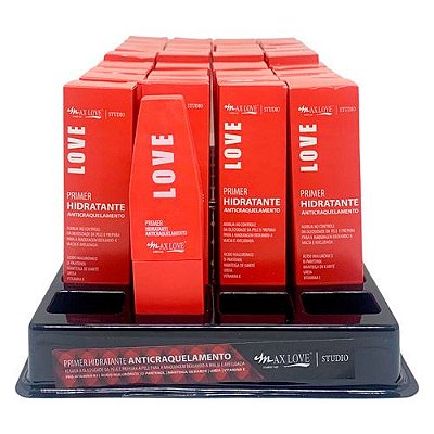 Primer Facial Hidratante Anticraquelamento Love Max Love - Box c/ 36 unid