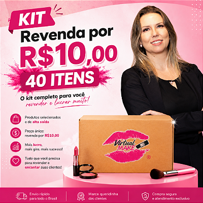 Revenda por R$10,00 - 40 Itens