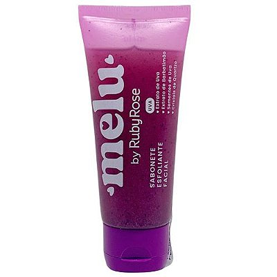 Sabonete Esfoliante Facial Uva Melu Ruby Rose RR-4400-3