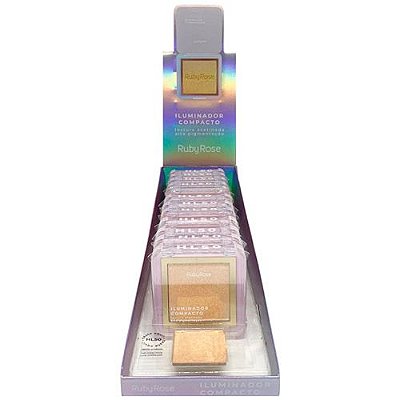 Iluminador Compacto HL50 Ruby Rose HB-859-S3 - Box c/ 12 unid