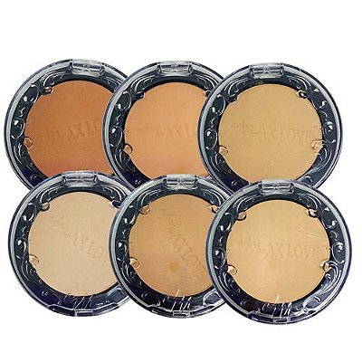 Pó Compacto Love Box 01 Cor 01 ao 06 Max Love - Kit c/ 06 unid