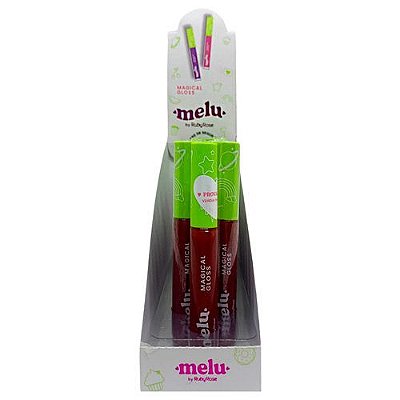 Gloss Labial Magical Gloss Bloody Mary Melu Ruby Rose RR-7202-S1 - Box c/ 12 unid