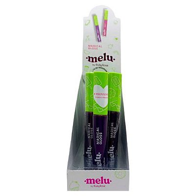 Gloss Labial Magical Gloss Witch Kiss Melu Ruby Rose RR-7202-S2 - Box c/ 12 unid