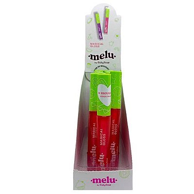 Gloss Labial Magical Gloss Love Potion Melu Ruby Rose RR-7202-S3 - Box c/ 12 unid