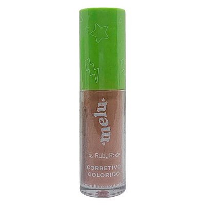 Corretivo Líquido Colorido Salmão CS03 Melu Ruby Rose RR-8106-3